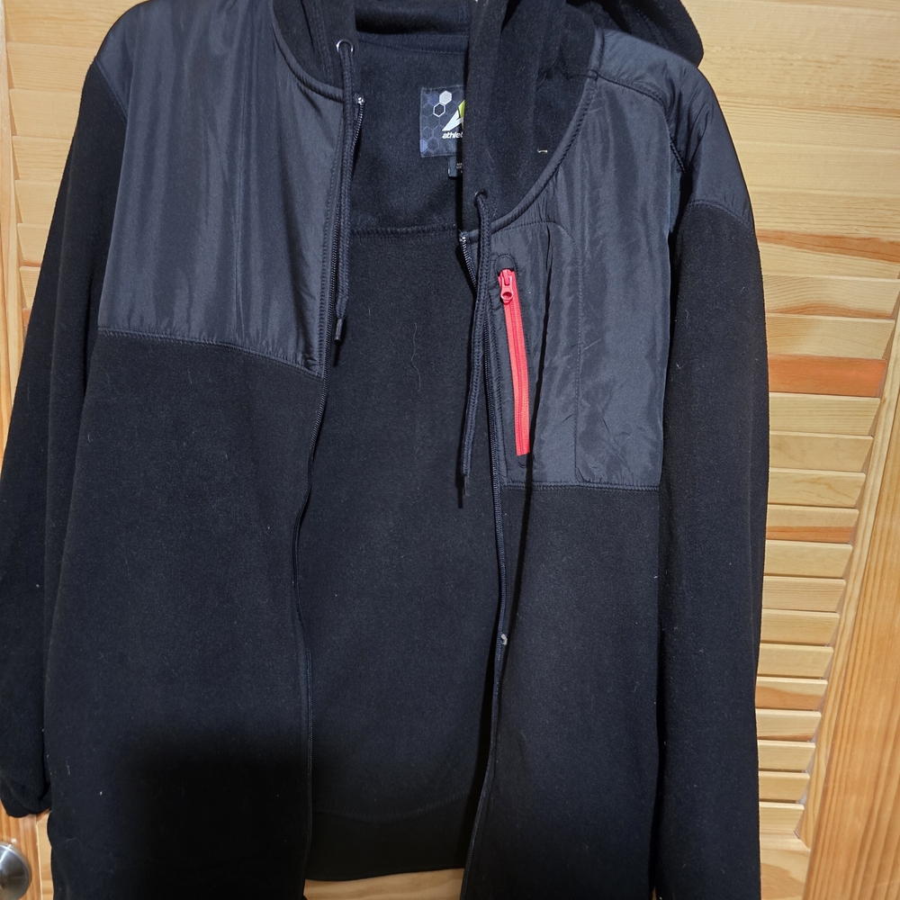 Athletech Black Fleece Jacket